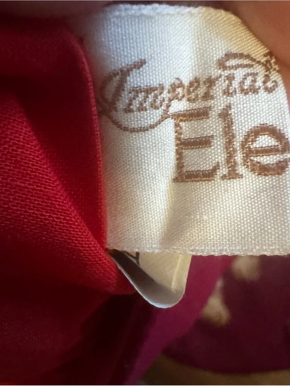Vintage Imperial Elegance Christmas Stocking Wool Needlepoint Cherub Angel Red